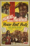 Pigmeat "Alamo" Markham [in] "House-rent party" with John "Rastus" Murray, Claude Demetri, Rudolph Toombs A riot of laffs! A pair of flat-foot floogies - Hot-dickety! /