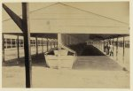 Interior of corral on cemetery grounds at Arlington