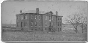 Photograph of Knowles Industrial Building at Atlanta University, Atlanta, Georgia, circa 1890