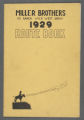 Miller Brothers 101 Ranch Wild West Show 1929 Route Book