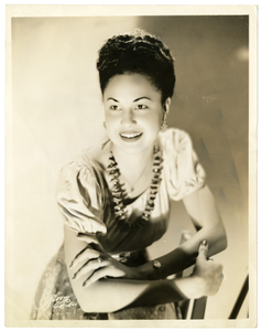 Member of the International Sweethearts of Rhythm.] [Black-and-white photoprint