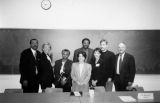 Panelists from an Ethnic Alumni Association event, ""The Millennial Village: A Cultural Awareness,""1999