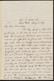 Letter to] My Dear Garrison [manuscript