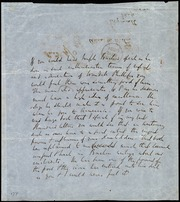 Letter to Anne Warren Weston] [manuscript