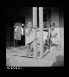 [Untitled photo, possibly related to: Negro worker who does housework when not picking cotton. Near Natchitoches, Louisiana]