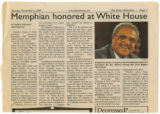 Thumbnail for "Memphian honored at White House"