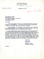 Letter of 1954 November 16