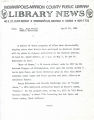 Thumbnail for Indianapolis-Marion County Public Library LIBRARY NEWS April 19, 1982