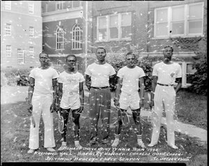 Howard University tennis team : acetate film photonegative