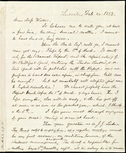 Letter to] Dear Miss Weston [manuscript