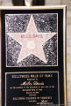 Hollywood Walk of Fame award for Miles Davis