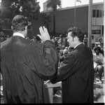 Joseph Armijo at a swearing-in ceremony, Los Angeles, 1971