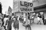 Thumbnail for Long Beach State students and supporters picket LBPD