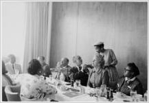 Thumbnail for Gloria Ray mingles at the UN Headquarters, New York, NY, 1958