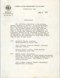 United States Department of Justice Notice, August 4, 1975