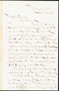 Thumbnail for Letter from Gerrit Smith, Peterboro, N.Y., to William Lloyd Garrison, Dec[ember] 23 [18]61