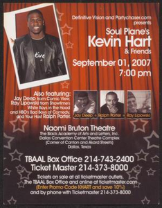 Flyer: Soul Plane's Kevin Hart and Friends