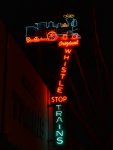 Neon sign in Pasadena, California