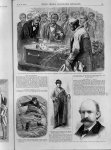 The late Senator Sumner. Ceremonies in the Capitol -- colored people of Washington, headed by Frederick Douglass, viewing the remains