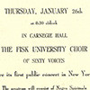 Thumbnail for Carnegie Hall invitation card