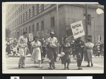 Demonstrators demand repeal of the Smith Act, circa July 19, 1950, Los Angeles