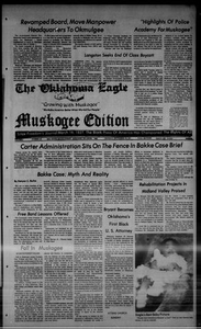 The Oklahoma Eagle Muskogee Edition (Muskogee, Okla.), Vol. 3, No. 43, Ed. 1 Thursday, September 22, 1977