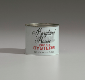 Oyster can used by H. B. Kennerly & Son, Inc.