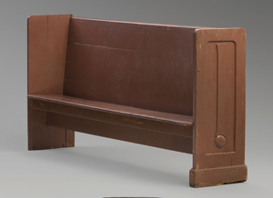 Church pew from the Twelfth Baptist Church of Boston