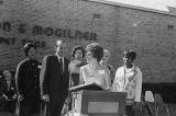 Governor Albert Brewer at an event at the Simon & Mogilner garment factory in Birmingham, Alabama.