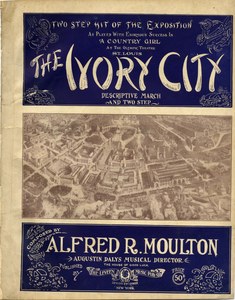 The ivory city : descriptive march and two step / composed by Alfred R. Moulton.