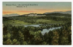 Postcard of Biltmore House in North Carolina