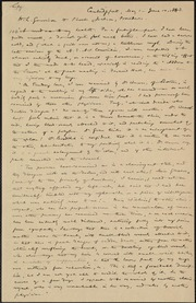 Extract of letter by] W. L. Garrison to Phoebe Jackson, Providence [manuscript