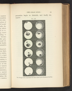 The Changes in the Appearance of a Spot caused by the Rotation of the Sun