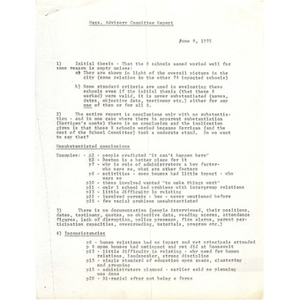 Mass. Advisory Committee report, June 9, 1975.