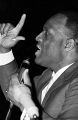 Comedian Nipsey Russell performing at the "Stars for Freedom" rally at the City of St. Jude in Montgomery, Alabama, the night before the end of the Selma to Montgomery March.