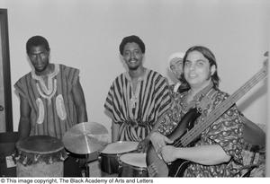 Photograph of the musicians performing at the Black Women in the Arts conference #2