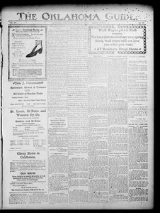 The Oklahoma Guide. (Guthrie, Okla. Terr.), Vol. 15, No. 43, Ed. 1 Thursday, March 29, 1906 The Okla. Guide