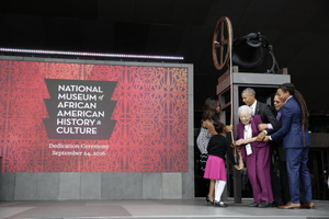 President Barack Obama and First Lady Michelle Obama Attend the Dedication of the Smithsonian's National Museum of African American History and Culture