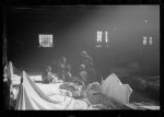 Interior of cotton compress at Forrest City, Arkansas where sick Negro flood refugees are housed