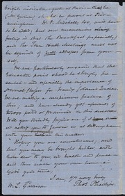 Letter to] Dear Mr Garrison [manuscript