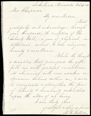 Letter to] Mrs. Chapman, My dear Madam [manuscript