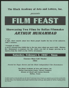 Flyer: Film Feast