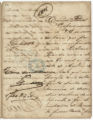 Carta enviada al gobernador civil de la provincia de Matanzas para poder citar a José Grande a que se presente ante la Junta Provincial de Patronato y cumpla con el pago de gastos de traslado del patrocinado Manuel, 19 de mayo de 1883