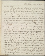 Letter to] My dear Wife [manuscript