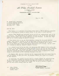Letter from Isaiah Bennett to Norman Hill, President of A. Philip Randolph Institute, detailing South Carolina chapter political activities