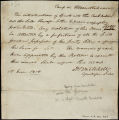 Creek Agency order regarding alcoholic spirits, 1818