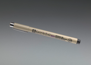 Micron pen used by architect Michael Marshall