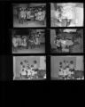 Set of negatives by Clinton Wright including Easter fashions, families, and a hat show, 1966