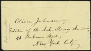 Letter to] Dear Johnson [manuscript