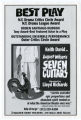 Seven Guitars Playbill. Front of Flyer Insert "Best Play NY Drama Critics Circle Award"